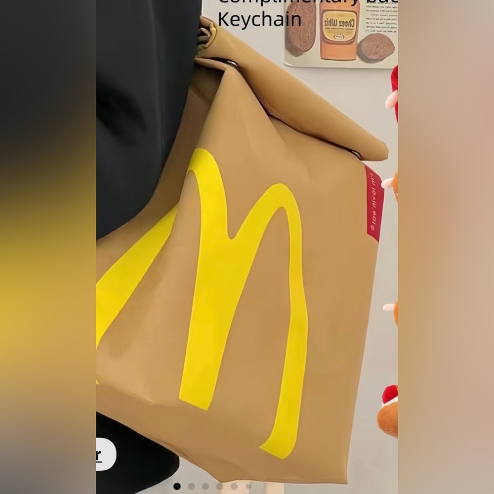 NEW McDonald's Funny Backpack with Fries Plush Keychain. - Picture 7 of 8